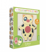 Auzou My Mix & Match Ξύλινο Puzzle με ζωάκια της φάρμας